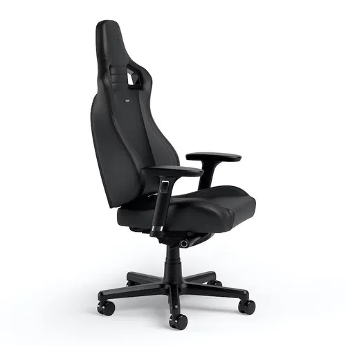 Fotel Noblechairs EPIC COMPACT Black Carbon Gamingowy do 120kg Skóra ECO Czarny