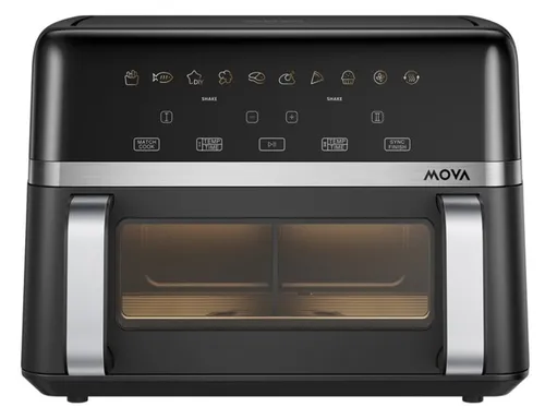 Air Fryer Frytkownica beztłuszczowa MOVA FD20S Pro Czarny 10l z okienkiem podglądu 10 programów automatycznych