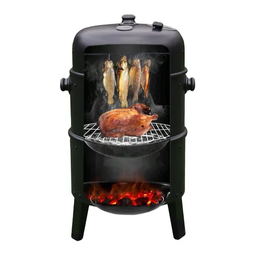 Grill węglowy VELACO VL12-BLACK Czarny