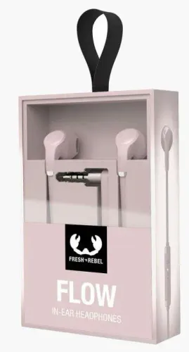 Słuchawki przewodowe Fresh 'n Rebel Flow USB-C Douszne Mikrofon Smokey Pink