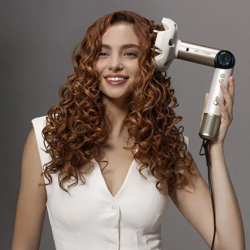 Suszarko-lokówka CECOTEC AirGlam 14w1 Flex 32, 33, 38, 44, 70 mm 1400 W Szampański