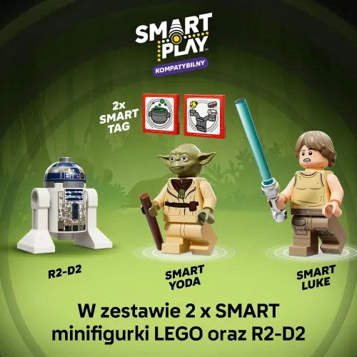 LEGO 75422 Star Wars SMART Play Chatka Yody i szkolenie Jedi