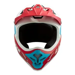 Kask rowerowy LAZER Phoenix+ Biało-niebiesko-czerwony MTB (rozmiar S)