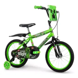 Rower dziecięcy HUFFY Minecraft 16 cali dla chłopca Zielony