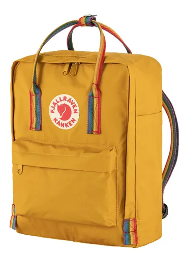 Рюкзак Fjallraven Kanken Rainbow-ochre / rainbow pattern