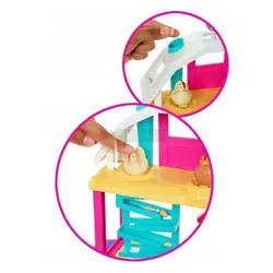 LALKA BARBIE ZESTAW FARMA WESOŁYCH KUREK zestaw z lalką Barbie kurczaczkami HGY88