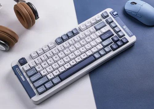Klawiatura MCHOSE X75-2A Biało-niebieski