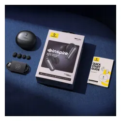 Słuchawki bezprzewodowe Baseus Inspire XP1 Sound by Bose ANC Dokanałowe Bluetooth 6.1 Czarny