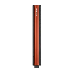 Portfel ochrona RFID Secrid Slimwallet Matte - truffle / orange