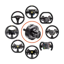 Kierownica Thrustmaster T598 Direct Axial Drive do PC, PS4, PS5 Force Feedback + Słuchawki Sony INZONE H5 Biały