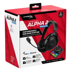 Słuchawki HYPERX Cloud Alpha 2 Wireless, Nauszne, Dźwięk przestrzenny