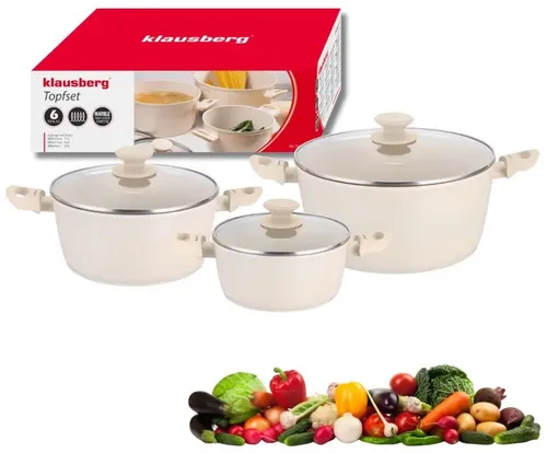 Zestaw garnków KLAUSBERG KB-7961 (6 elementów)