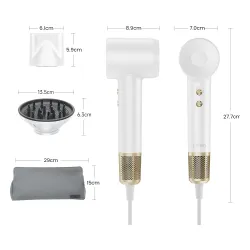 Suszarka LAIFEN Swift Premium Biało-złoty 1400W