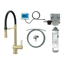 Bateria Deante Magnetic BRMFR75M Złoty Stal szlachetna