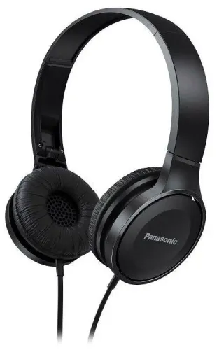 Słuchawki przewodowe Panasonic RP-HF100E-K Nauszne Czarny