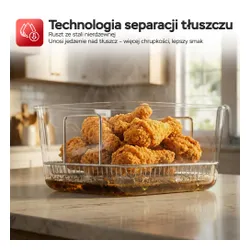 Air Fryer Frytkownica beztłuszczowa TURBOTRONIC TT-AFG6 6l