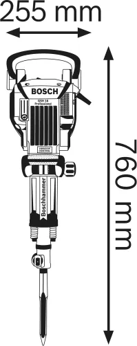 Bosch GSH 16-30 Profesyonel Kırıcı Çekiç