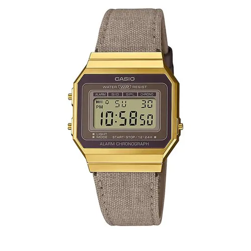 Casio Vintage A700WEGL - 5aef Beige / Gold Saati