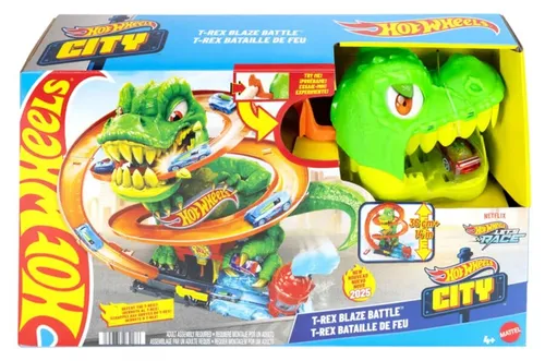 Tor Hot Wheels City Pętla T-Rexa JBM73