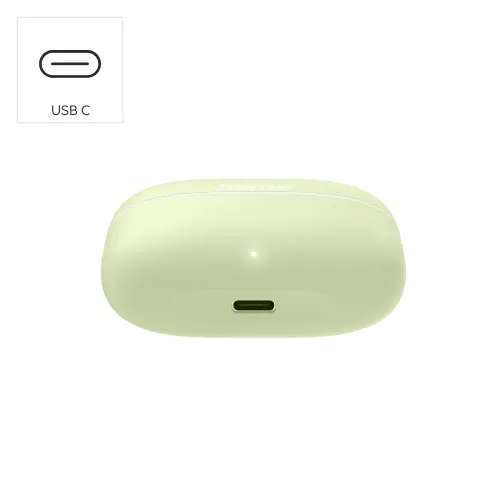 Słuchawki bezprzewodowe Hama Freedom Buddy II TWS Dokanałowe Bluetooth 5.4 Zielony