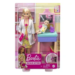 Lalka Barbie Kariera Pediatra GTN51