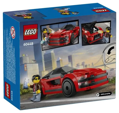 LEGO City Great Vehicles 60448 Czerwony samochód sportowy