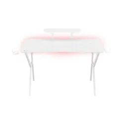 Biurko Genesis Holm 320 RGB 120cm Biały