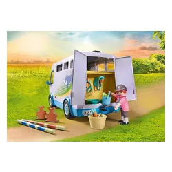Playmobil Zestaw figurek Horses 71493 Mobilna nauka jazdy konnej
