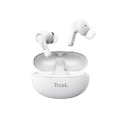 Słuchawki bezprzewodowe Trust Yavi ENC Dokanałowe Bluetooth Biały