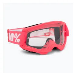 Gogle rowerowe 100% Strata 2 pink/clear