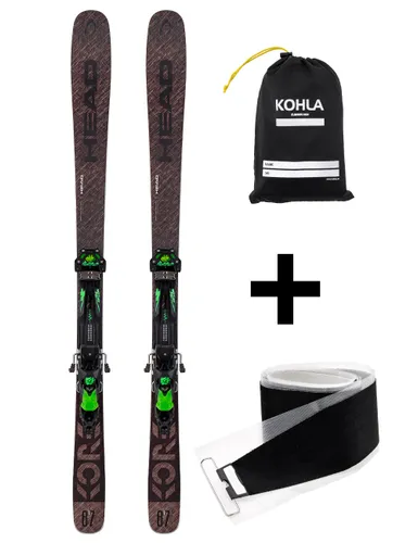 Zestaw skiturowy - Foki KOHLA + Narty skiturowe freeride HEAD KORE 87 + wiązania TYROLIA ADRENALIN 13 z GRIP WALK - Długość (cm) - 153, Foki w zestawie - TAK