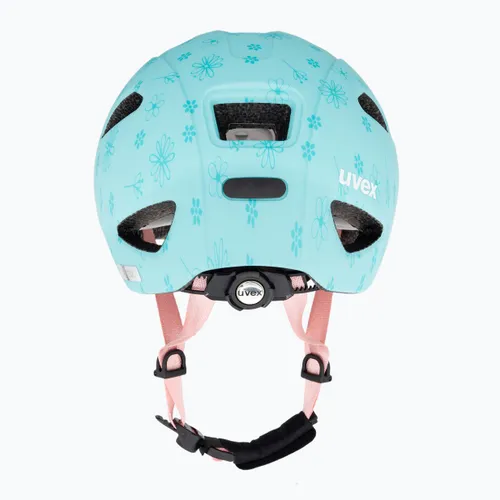 Kask rowerowy dziecięcy UVEX Oyo Style Jr flowers cyan matt