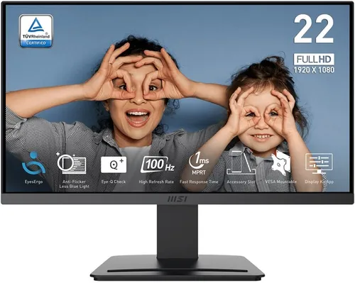 Monitor MSI Pro MP223 E2 21.45" 1920x1080px 100Hz 1 ms [MPRT]
