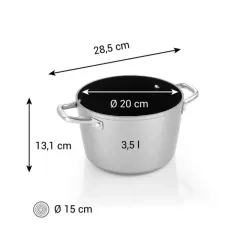TESCOMA GrandCHEF 3,5 l - garnek ze stali nierdzewnej