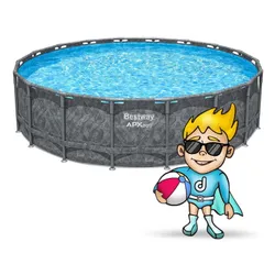 Basen stelażowy Bestway 561KC ogrodowy całoroczny 549x132cm APX zestaw 11w1