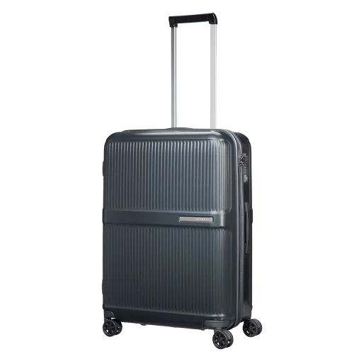 Walizka średnia Samsonite Dorsett - matte metallic grey