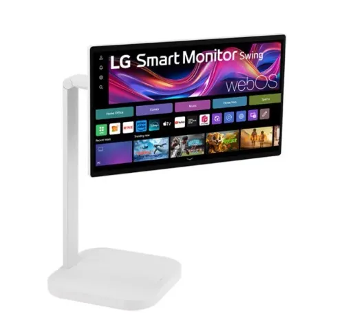 LG Swing 32U889SA - 31.5'' | 4K dotykowy | stojak na kółkach