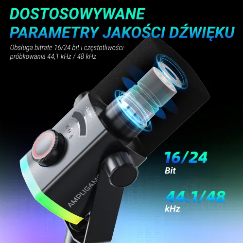 Mikrofon Fifine AM8PROT Przewodowy Dynamiczny Czarny