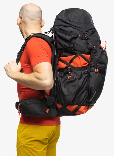 Plecak trekkingowy Haglofs L.I.M ZT 55 - true black/zenith red