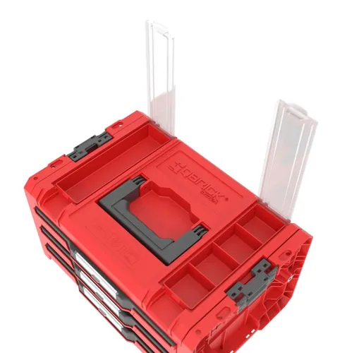 Skrzynka narzędziowa QBRICK System Pro Drawer 3 Toolbox 2.0 Profi Expert Red Ultra HD Custom