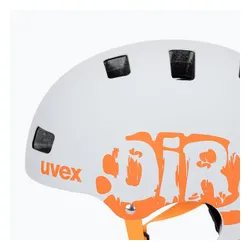 Kask dziecięcy UVEX Kid 3 CC dirtbike light grey/orange