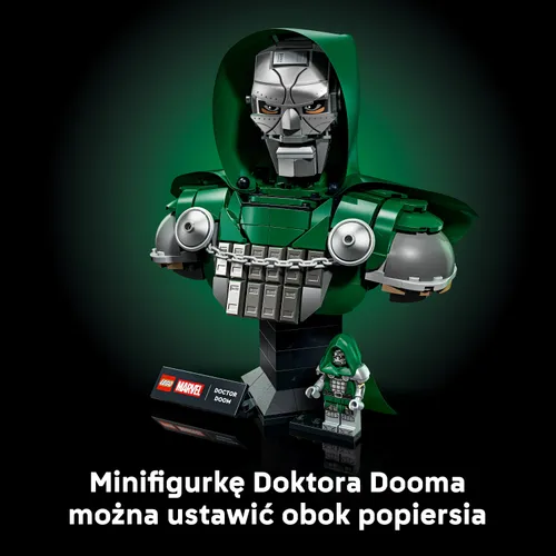 LEGO 76345 Super Heroes Popiersie Doktora Dooma