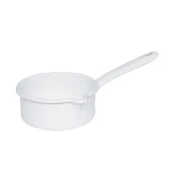 RIESS Classic Weiss 0,5 l - rondel emaliowany