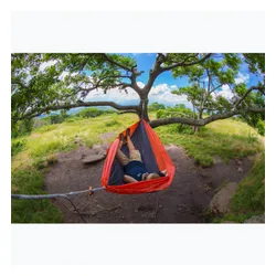 Hamak turystyczny ENO SuperSub Ultralight charcoal/orange