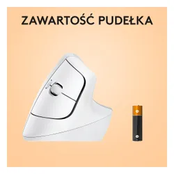 Myszka Logitech Lift dla Mac - biały