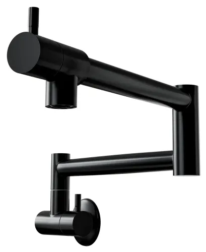 Bateria Globalo Oxario Black 1.1 Czarny mat Stal nierdzewna