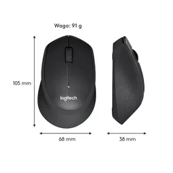 Myszka Logitech B330 Silent Plus - czarny