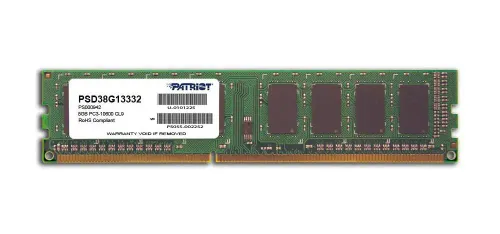 Pamięć RAM Patriot PSD38G13332 DDR3 8GB 1333 CL9