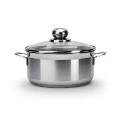 Garnek ze stali nierdzewnej z pokrywką SSW CITY 6,1 l