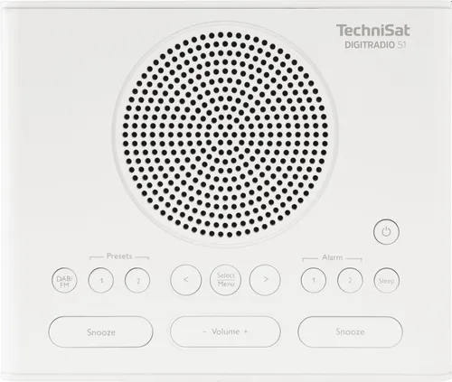 Radiobudzik TechniSat DigitRadio 51 (biały)